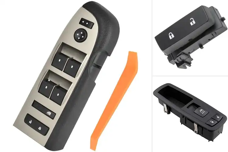 Detailed view of Best ABS Front Door Lock Switch Material