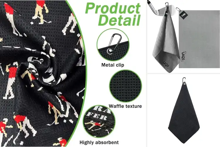 Detailed view of Best Absorbent Quick Dry Golf Towel