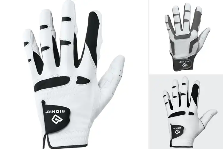 Detailed view of Best Anatomical Pad Relief System Golf Glove