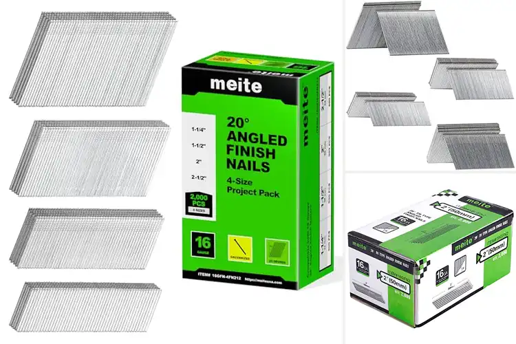 Detailed view of Best Angled Finish Nails