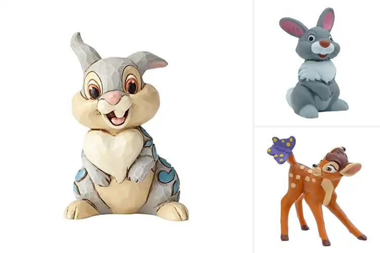 Detailed view of Best Bambi And Thumper Figures