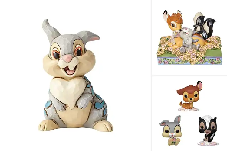Detailed view of Best Bambi Thumper Figurines