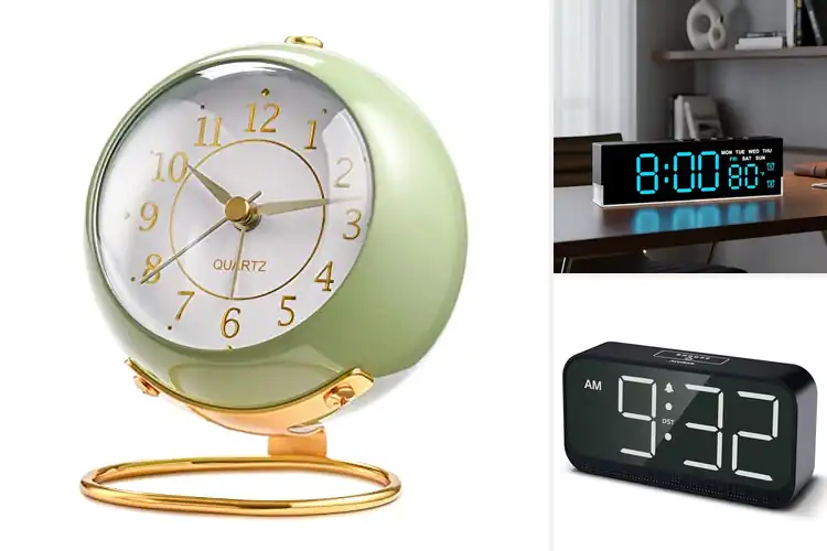 Detailed view of Best Battery-Powered Decor Clocks: Silent & Stylish Picks