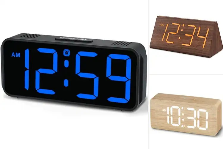 Detailed view of Best Bedroom Bedside Clock: 10 Stylish & Smart Mornings