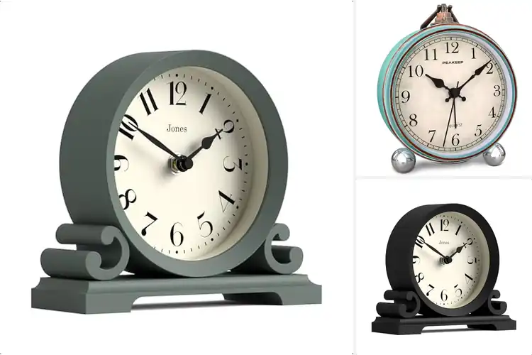 Detailed view of Best Bedside Mantel Clocks for a Calm, Stylish Space
