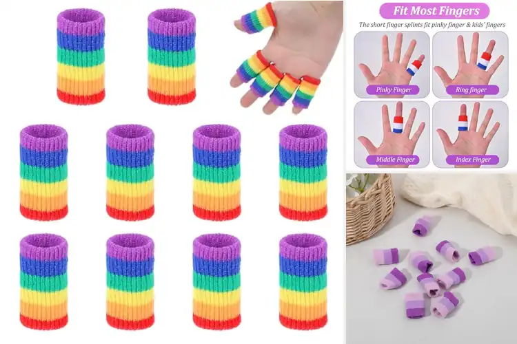 Detailed view of Best Breathable Knit Between Fingers