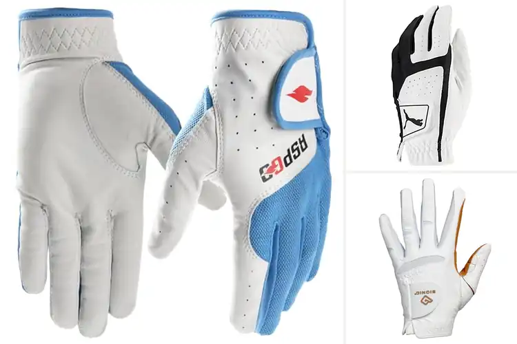 Detailed view of Best Breathable Lycra Moisture Management Golf Gloves