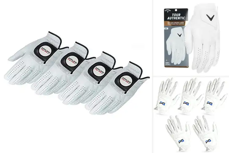 Detailed view of Best Cabretta Leather Golf Glove