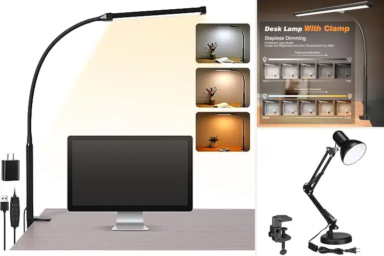 Detailed view of Best Clamp Mount Desk Lamp
