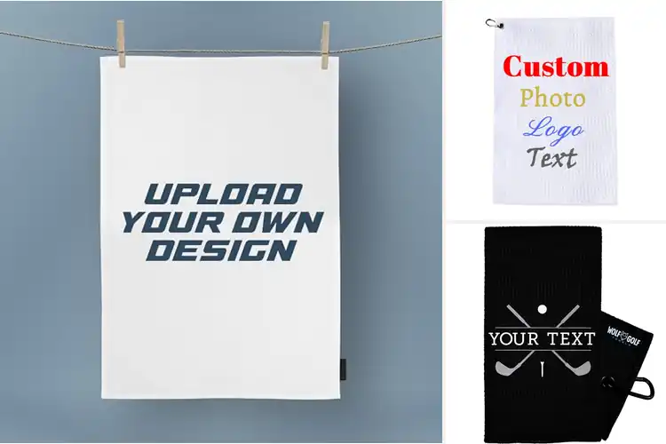 Detailed view of Best Custom Golf Towels With Logo