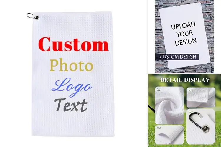 Detailed view of Best Custom Logo Golf Towel