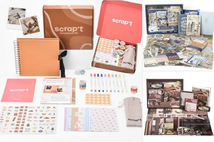 Detailed view of Best DIY Scrapbook Kit For Travel