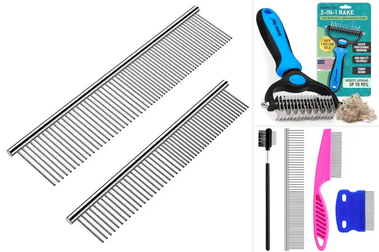Detailed view of Best Dog Grooming Combs