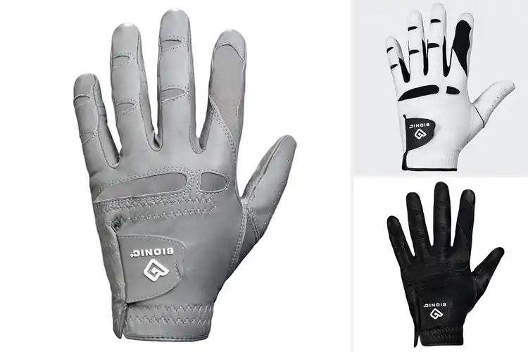Detailed view of Best Dual Expansion Thumb Fit Golf Glove