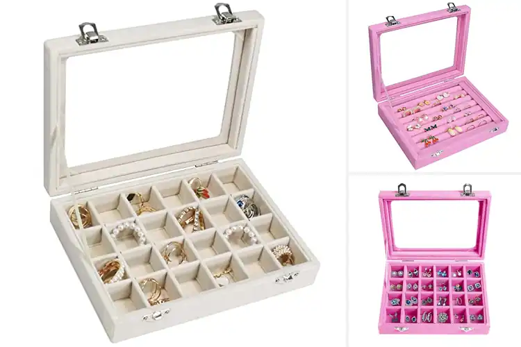 Detailed view of Best Earring And Ring Holder Box