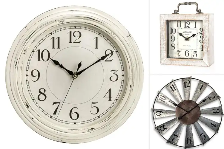 Detailed view of Best Farmhouse Clocks