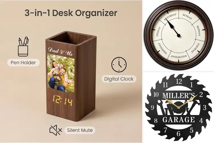 Detailed view of Best Father’s Day Gift Clocks