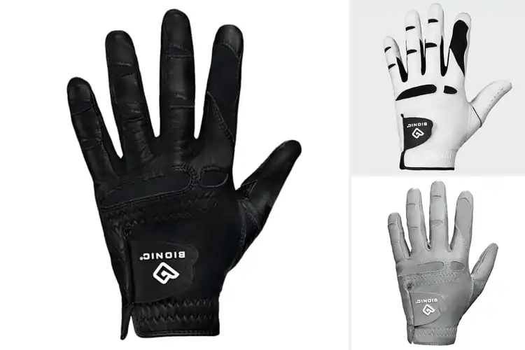 Detailed view of Best Fitted Dual Expansion Zone Thumb Golf Gloves