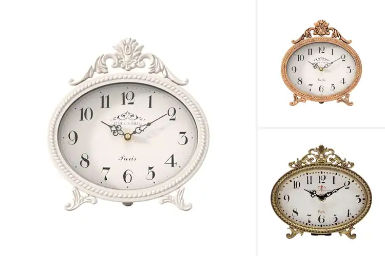 Detailed view of Best French Provincial Desk Clock