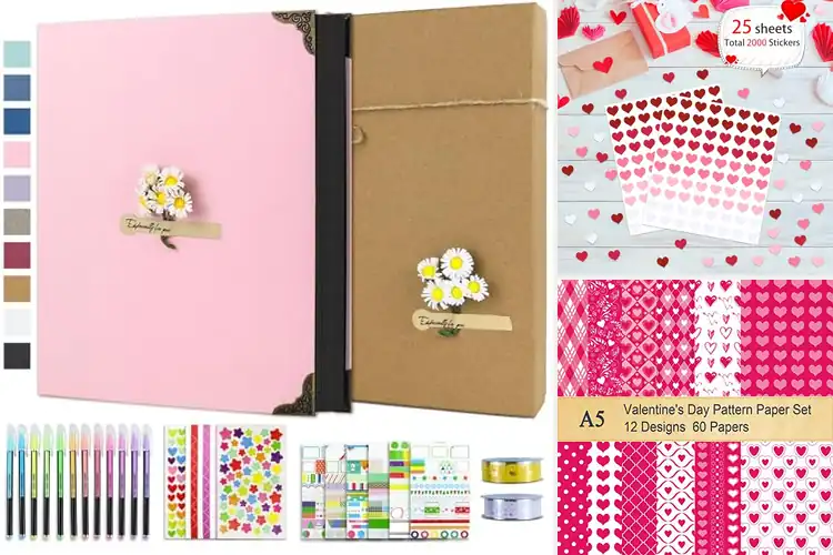 Detailed view of Best gift scrapbooks for valentines