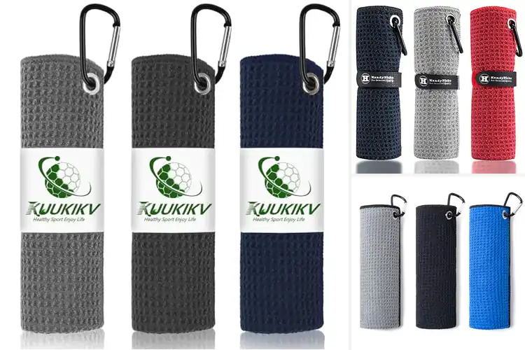 Detailed view of Best Golf Towels With Carabiner Clips