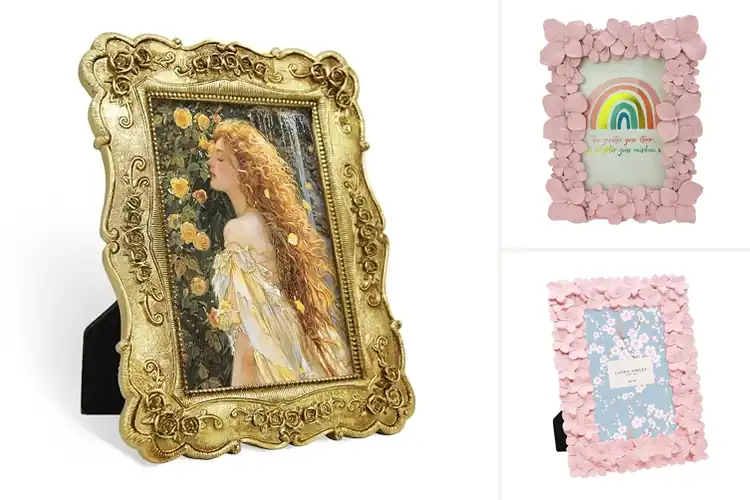 Detailed view of Best Hand Painted Resin Frames