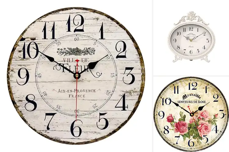 Detailed view of Best Handcrafted French Style Clock