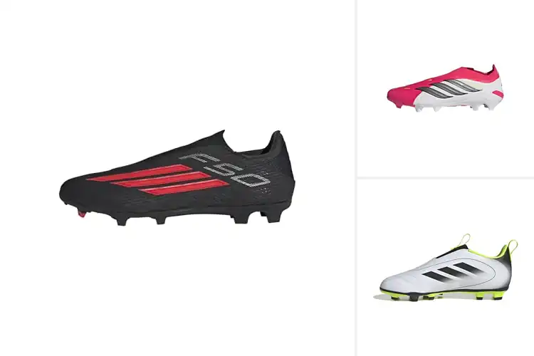 Detailed view of Best Laceless Soccer Cleats