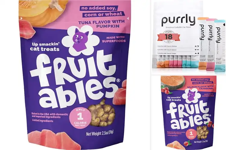 Detailed view of Best Low-Calorie Cat Snacks: Happy Kitty, Healthy Treat