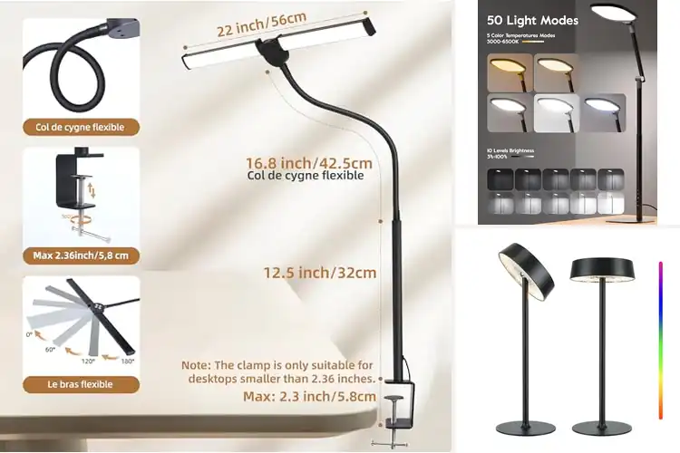 Detailed view of Best Memory Setting Desk Lamp