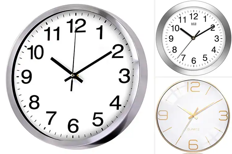 Detailed view of Best Metal Frame Clock With Glass