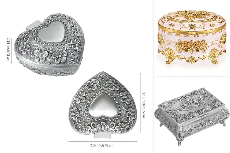 Detailed view of Best Metal Jewelry Cases