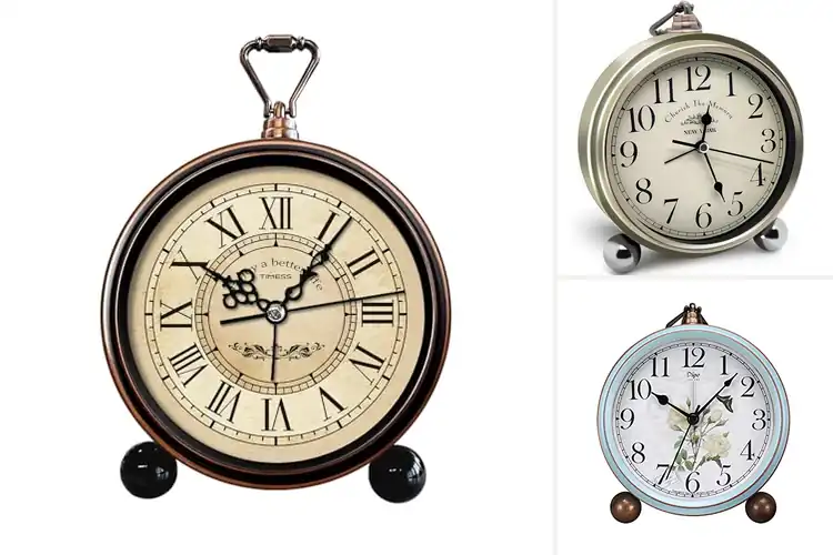Detailed view of Best Office Desk Clock Silent Quartz