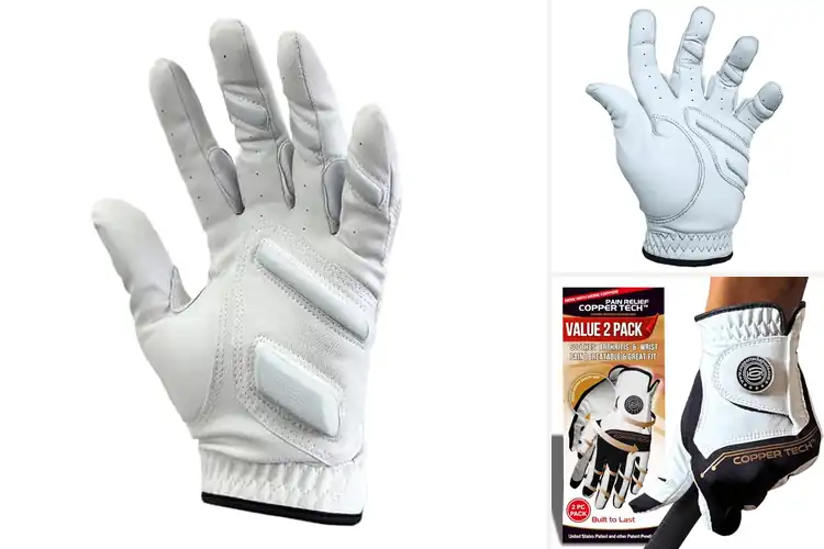 Detailed view of Best Palm Pad Support In Golf Gloves