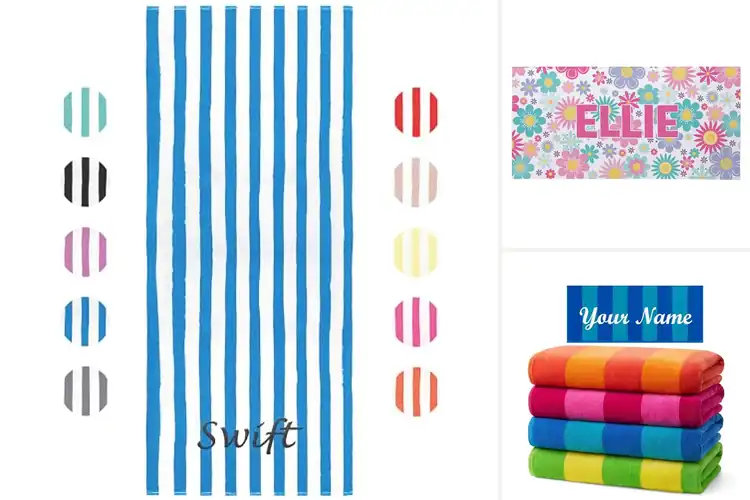 Detailed view of Best Personalized Outdoor Towels