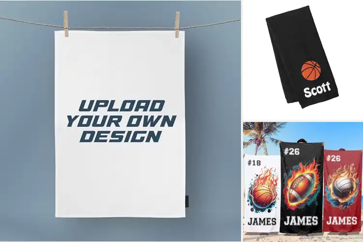 Detailed view of Best Personalized Sports Towels
