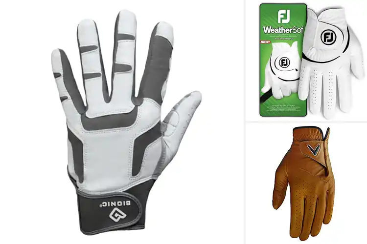 Detailed view of Best Pressure Distribution Golf Gloves