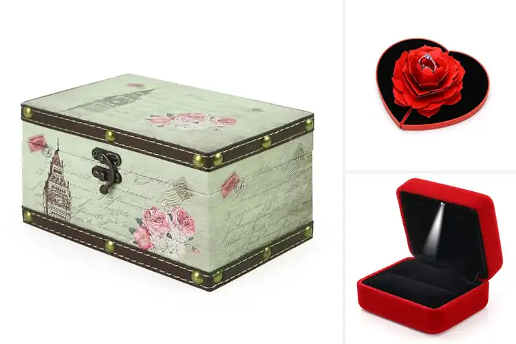 Detailed view of Best Romantic Jewelry Boxes