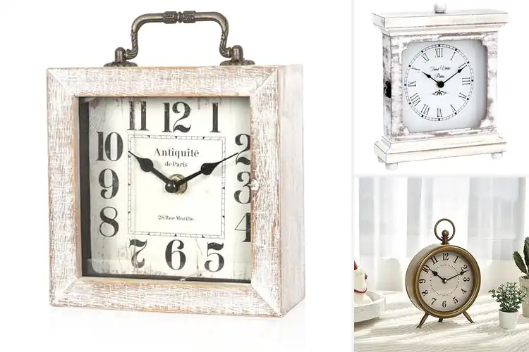 Detailed view of Best Rustic Table Clock: 10 Timeless Picks for Cozy Charm
