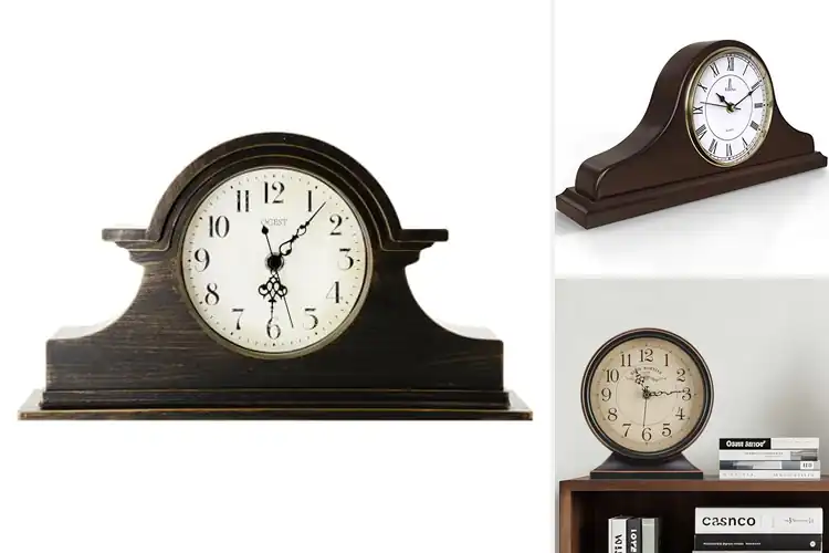 Detailed view of Best Silent Mantel Clocks