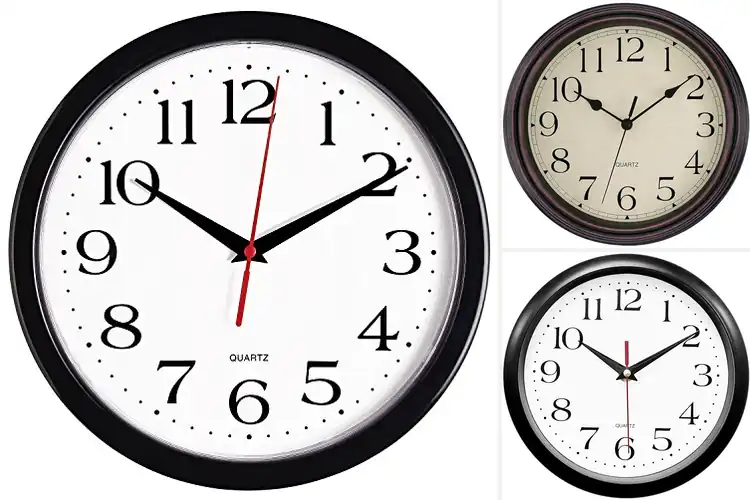 Detailed view of Best Silent Quartz Clocks