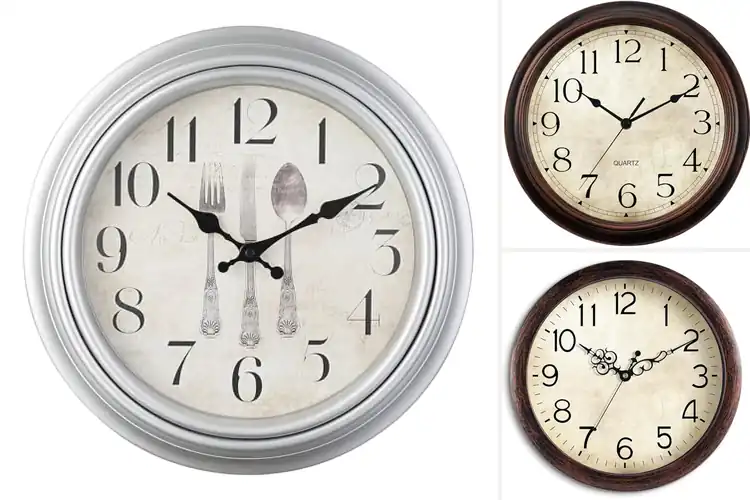 Detailed view of Best Small Decorative Clock 10 Inch