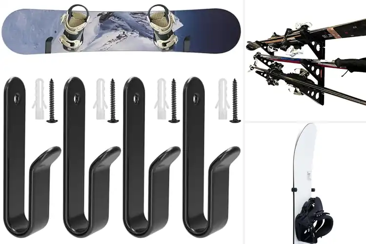 Detailed view of Best Snowboard Rack Wall Mounts: Organize Your Gear Easily