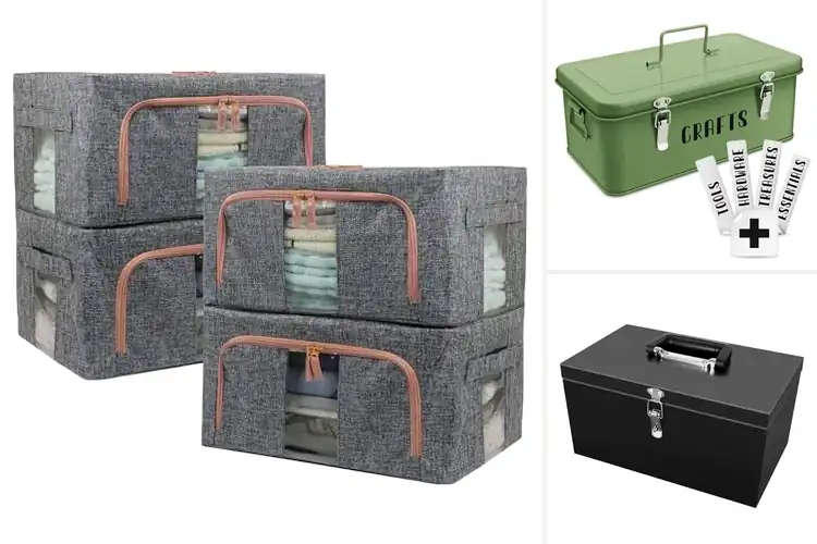 Detailed view of Best Sturdy Metal Storage Boxes