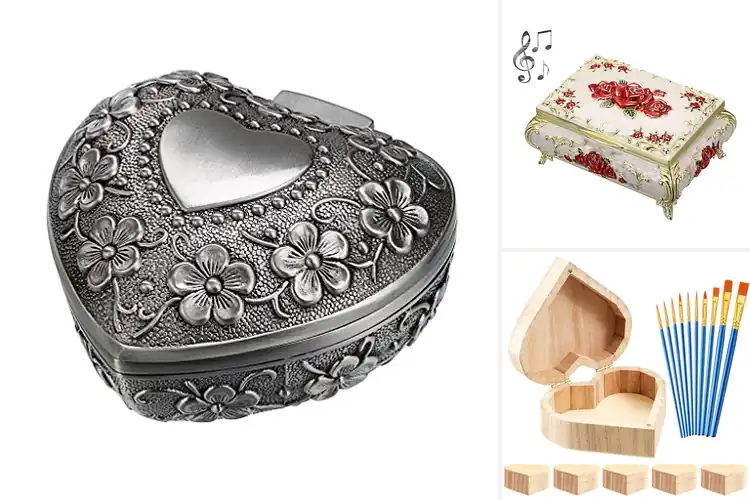 Detailed view of Best Valentine’s Day Jewelry Box