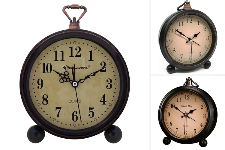 Detailed view of Best Vintage Desk Clock