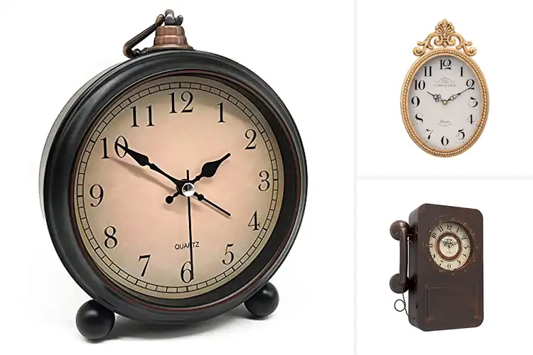 Detailed view of Best Vintage Home Decor Clocks