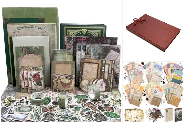Detailed view of Best vintage scrapbooks